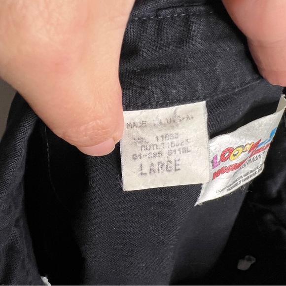 Looney Tunes Warner Bros Western Collection Karman Vintage 1994 Shirt Men's L - Picture 4 of 8